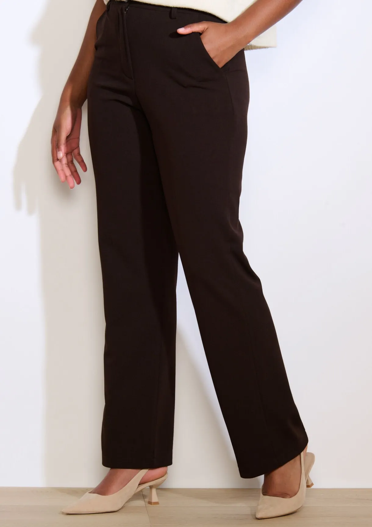 LolaLiza Elegante rechte broek- Co-Ord Sets|Broeken