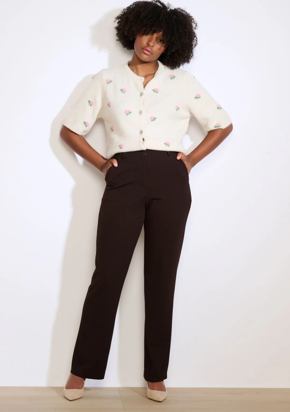 LolaLiza Elegante rechte broek- Co-Ord Sets|Broeken