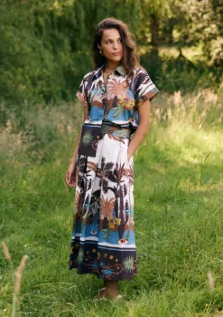 LolaLiza Elegante rok met print- Rokken|Co-Ord Sets