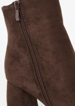 LolaLiza Enkellaarsjes in suèdelook- Schoenen