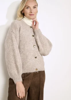 LolaLiza Fijngebreide cardigan met knopen- Truien En Cardigans