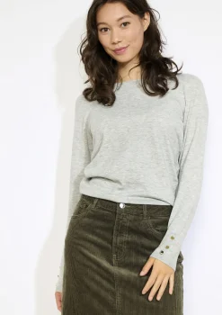 LolaLiza Fijngebreide trui met knopen- Truien En Cardigans