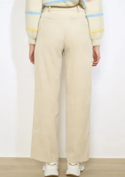 LolaLiza Flared broek in ribfluweel- Broeken