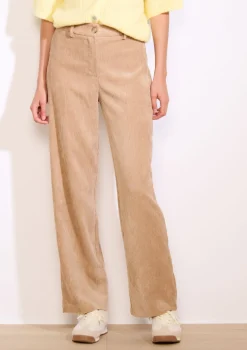 LolaLiza Flared broek in ribfluweel- Broeken