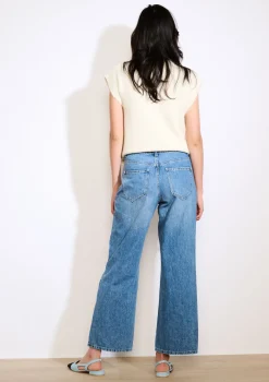 LolaLiza Flared jeans in lichte wassing- Jeans