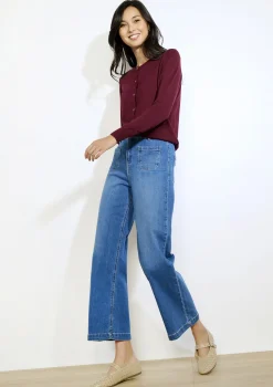 LolaLiza Flared jeans met hoge taille en zakken- Jeans