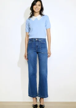 LolaLiza Flared jeans met hoge taille- Jeans