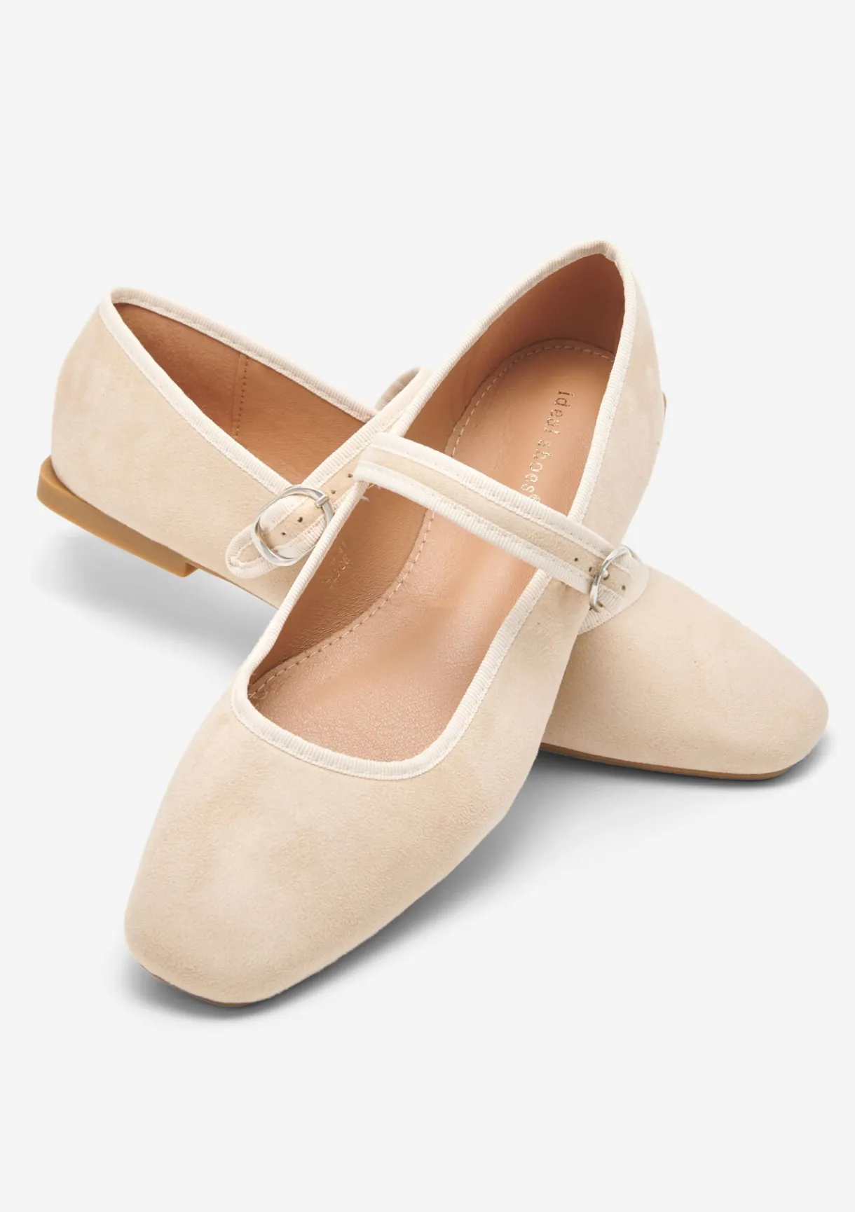 LolaLiza Flats met suedine-look- Schoenen