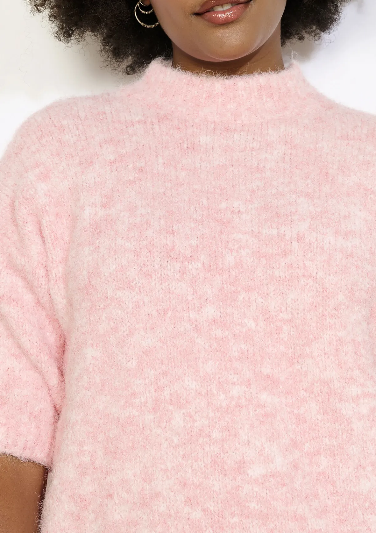 LolaLiza Fluffy trui met korte mouwen- Truien En Cardigans