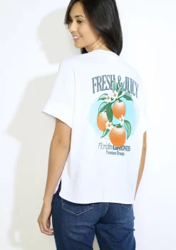 LolaLiza Fruitige print t-shirt- Tops En T-Shirts