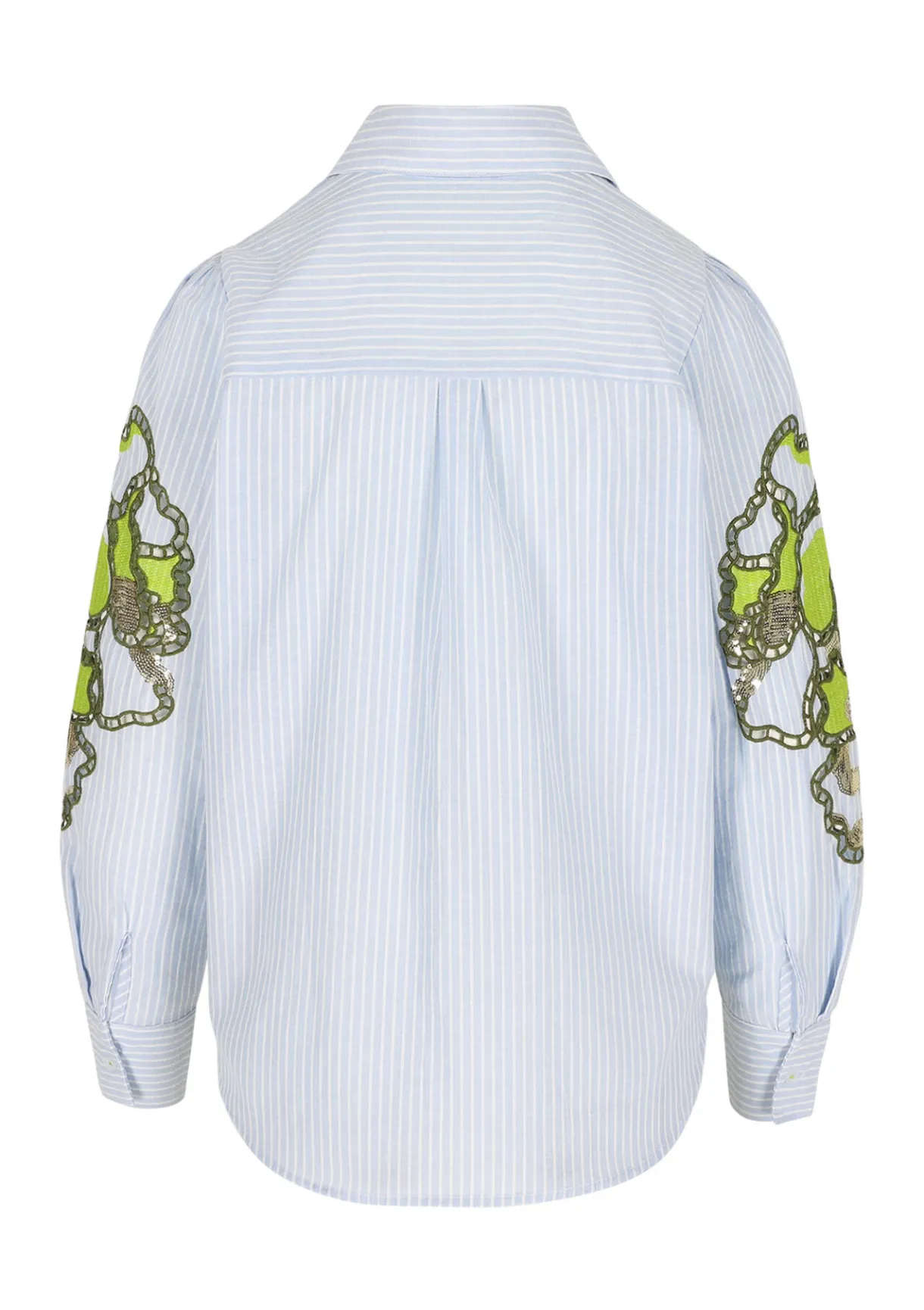 LolaLiza Geborduurde blouse met strepen- Blouses En Hemden