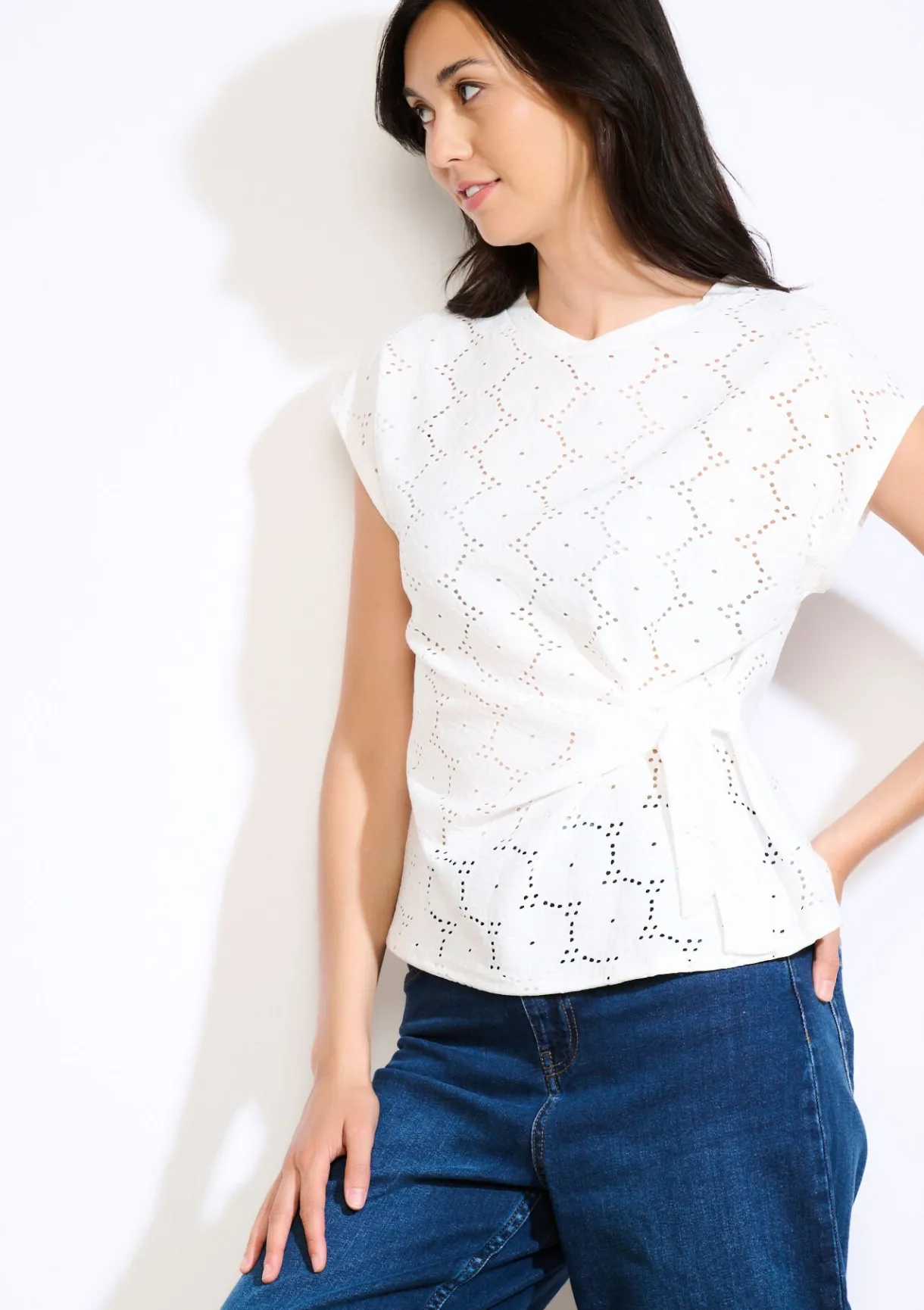 LolaLiza Geborduurde knooptop- Tops En T-Shirts