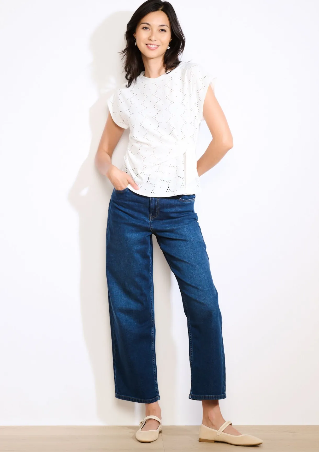 LolaLiza Geborduurde knooptop- Tops En T-Shirts