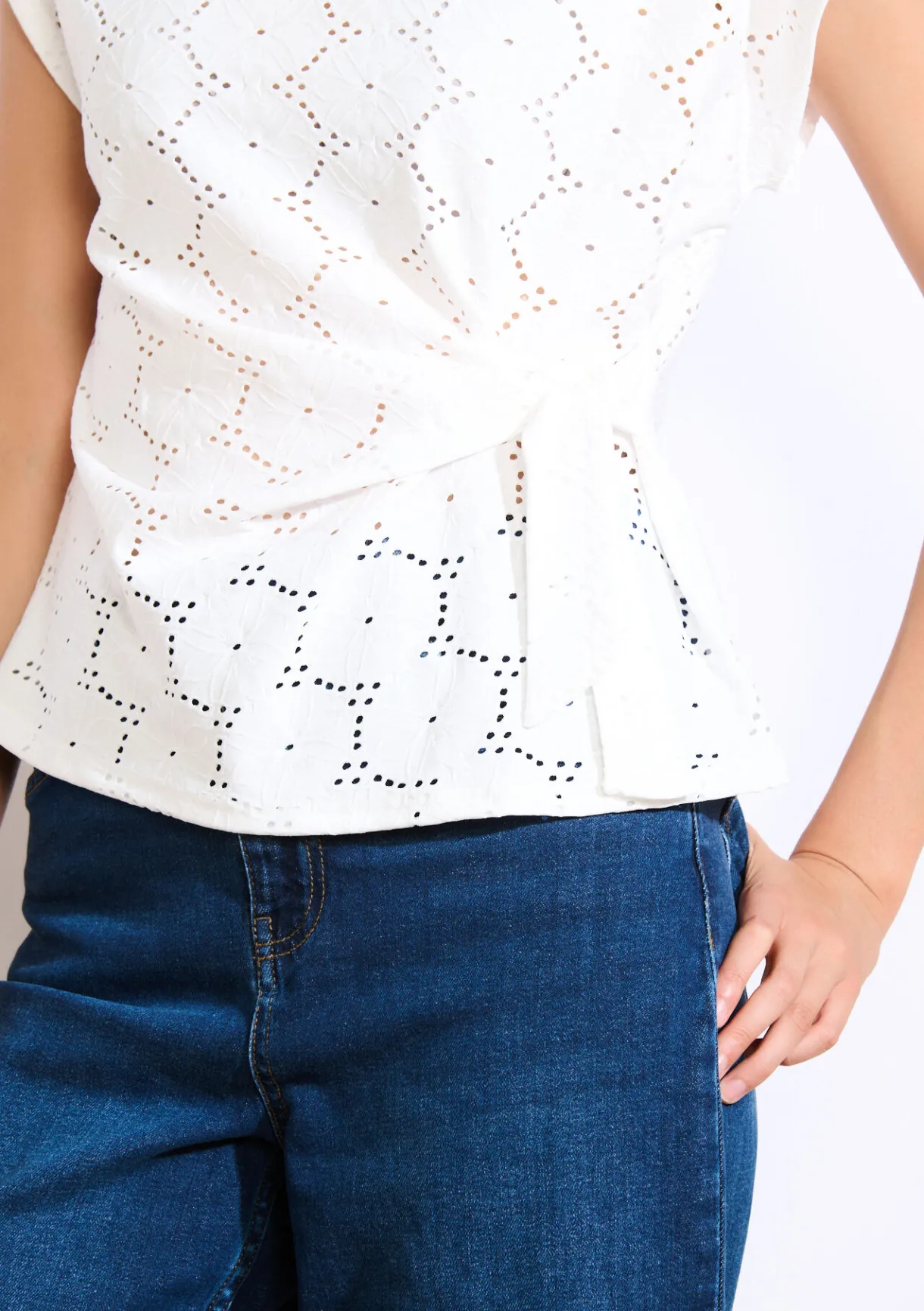 LolaLiza Geborduurde knooptop- Tops En T-Shirts