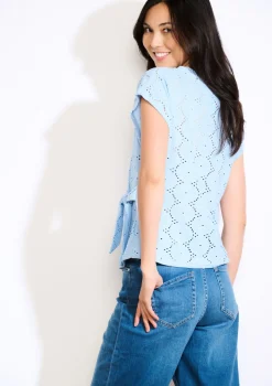 LolaLiza Geborduurde knooptop- Tops En T-Shirts