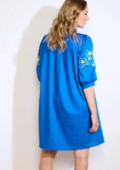 LolaLiza Geborduurde overhemdjurk- Jurken