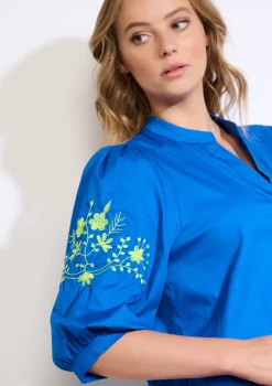 LolaLiza Geborduurde overhemdjurk- Jurken