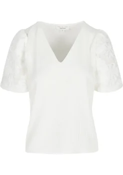 LolaLiza Geborduurde top met textuur- Tops En T-Shirts