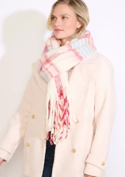 LolaLiza Geborstelde geruite sjaal- Accessoires