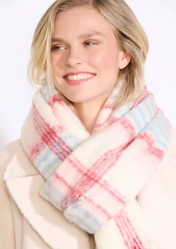 LolaLiza Geborstelde geruite sjaal- Accessoires