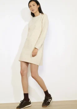 LolaLiza Gebreide jurk met hartknopen- Jurken