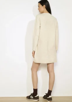 LolaLiza Gebreide jurk met hartknopen- Jurken