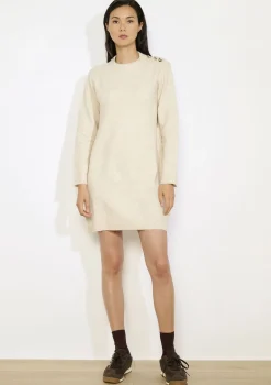 LolaLiza Gebreide jurk met hartknopen- Jurken