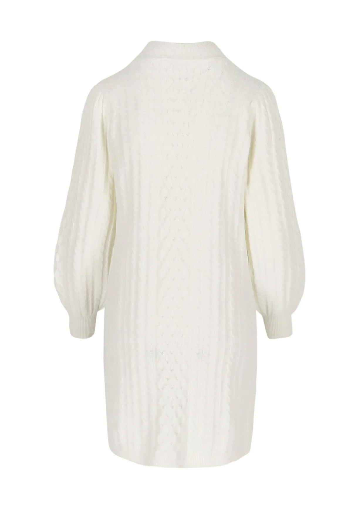 LolaLiza gebreide kabeltrui-jurk- Jurken