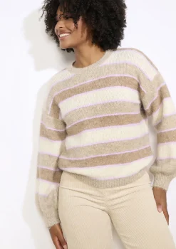 LolaLiza Gebreide streepentrui- Truien En Cardigans