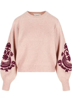 LolaLiza Gebreide trui met borduursel- Truien En Cardigans