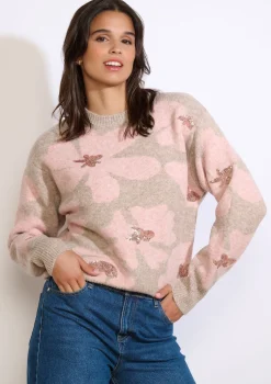 LolaLiza Gebreide trui met pailletten- Truien En Cardigans