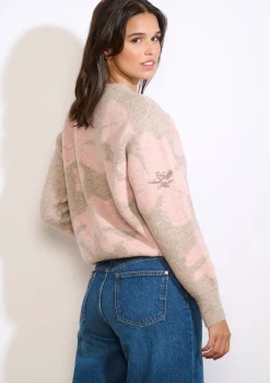 LolaLiza Gebreide trui met pailletten- Truien En Cardigans