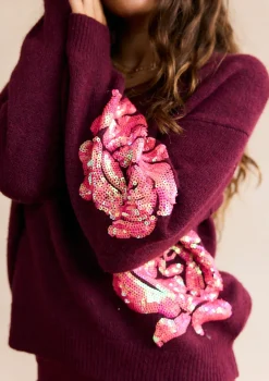 LolaLiza Gebreide trui met V-hals- Truien En Cardigans