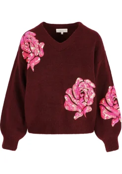 LolaLiza Gebreide trui met V-hals- Truien En Cardigans