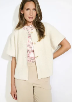 LolaLiza Gebreide vest met knopen- Truien En Cardigans