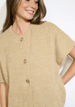 LolaLiza Gebreide vest met knopen- Truien En Cardigans