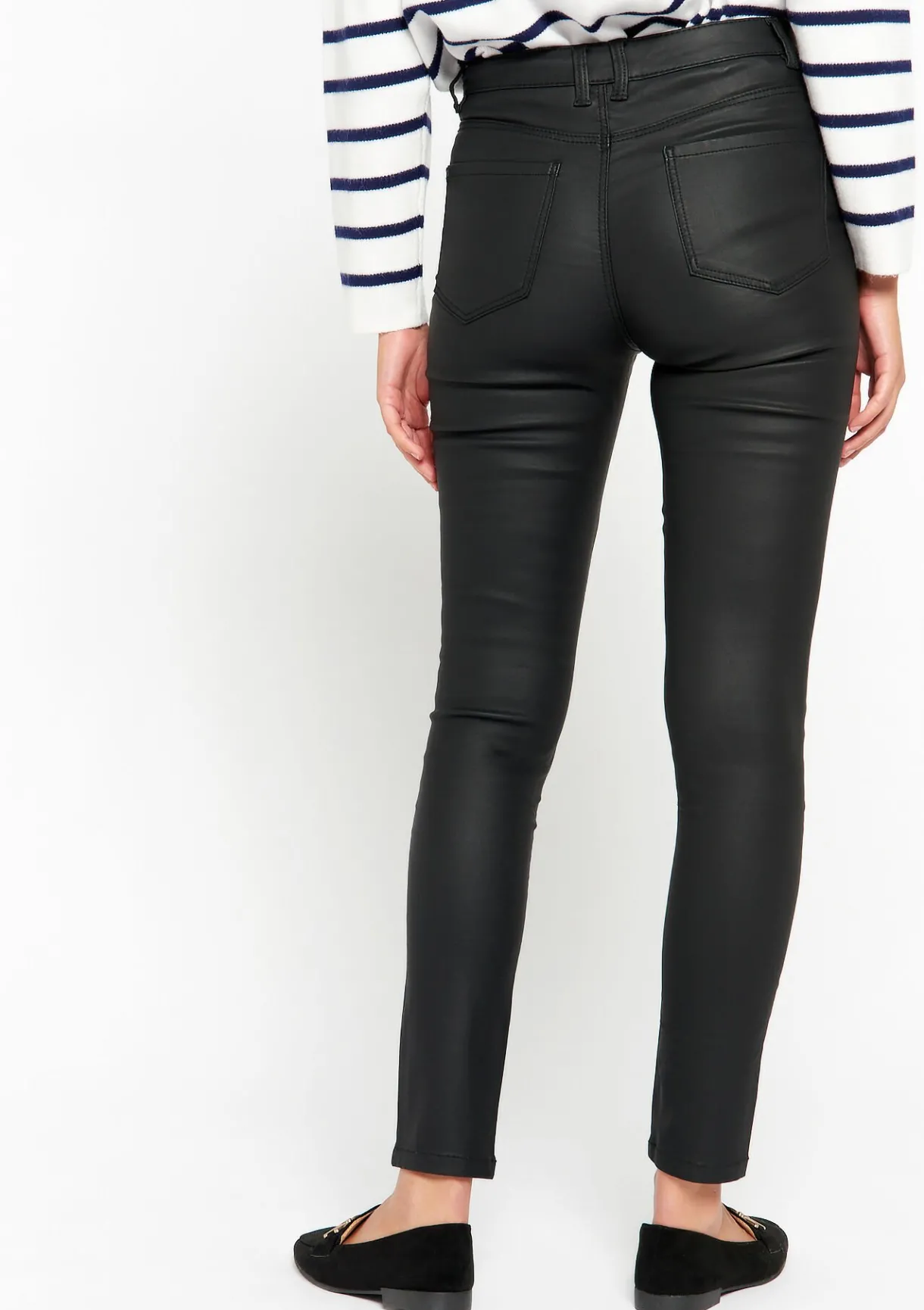 LolaLiza Gecoate skinny broek- Broeken