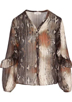 LolaLiza Gedrukte luchtige blouse- Blouses En Hemden