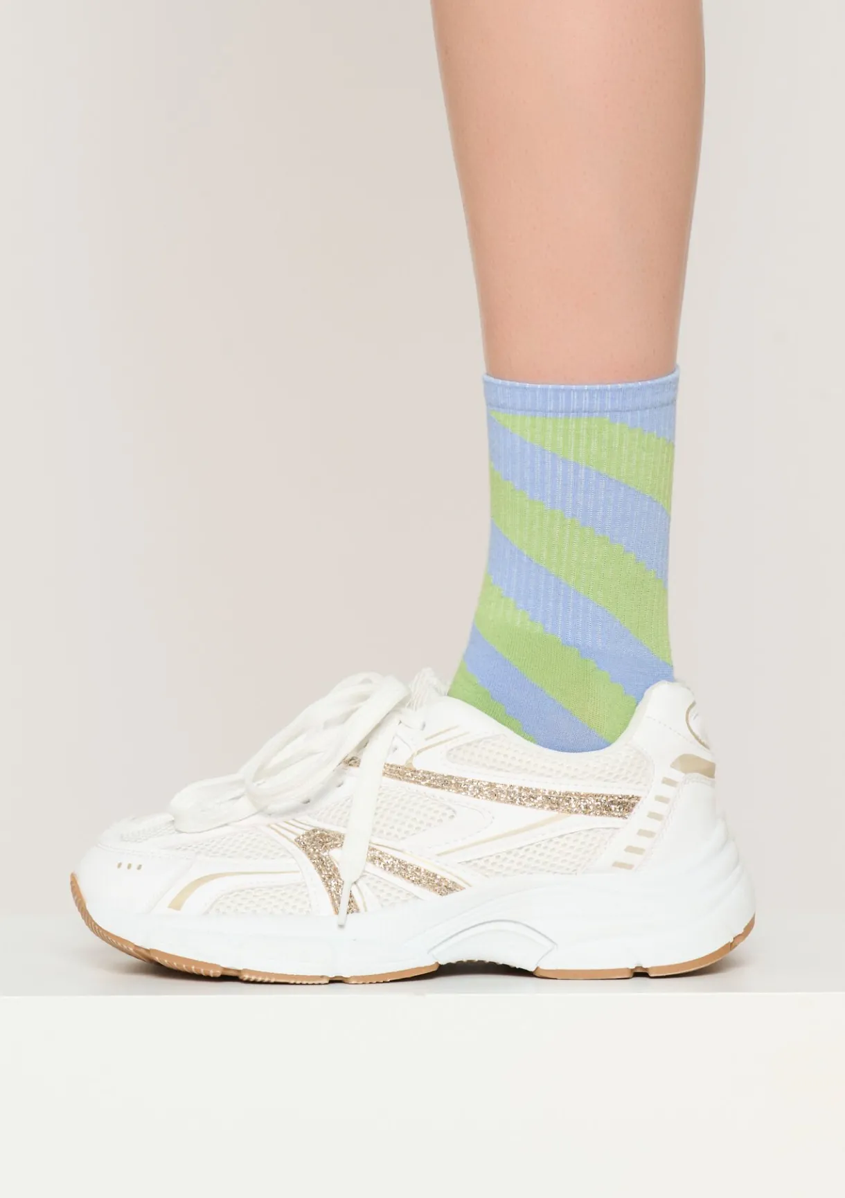 LolaLiza Gedurfde streepsokken- Accessoires