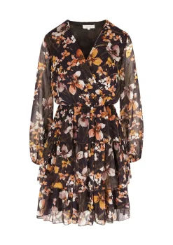 LolaLiza Gelaagde korte wikkeljurk- Jurken