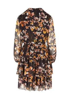 LolaLiza Gelaagde korte wikkeljurk- Jurken