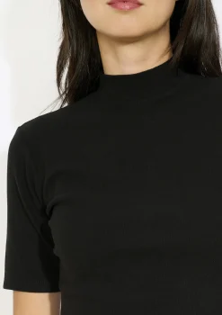 LolaLiza Geribbeld T-shirt met korte mouwen- Tops En T-Shirts