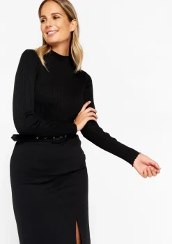 LolaLiza Geribbelde trui- Truien En Cardigans