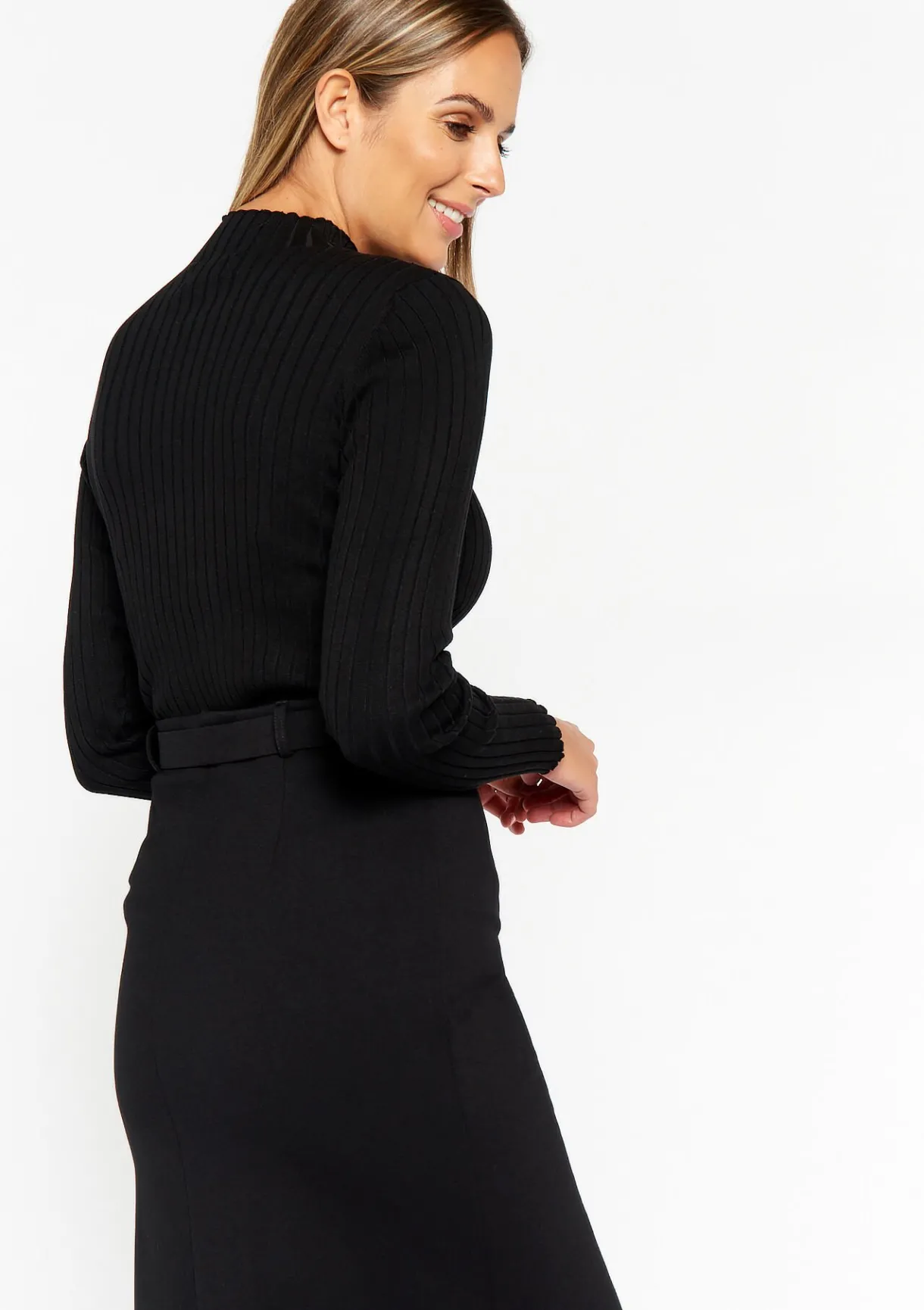 LolaLiza Geribbelde trui- Truien En Cardigans