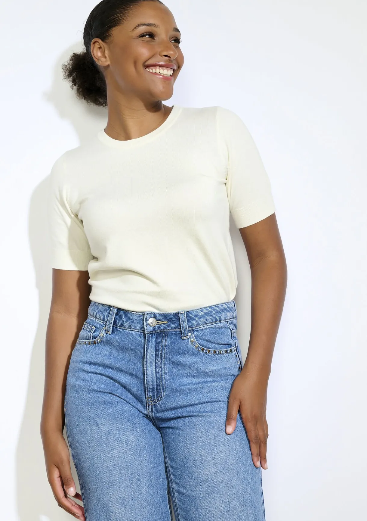 LolaLiza Geribbelde trui- Truien En Cardigans