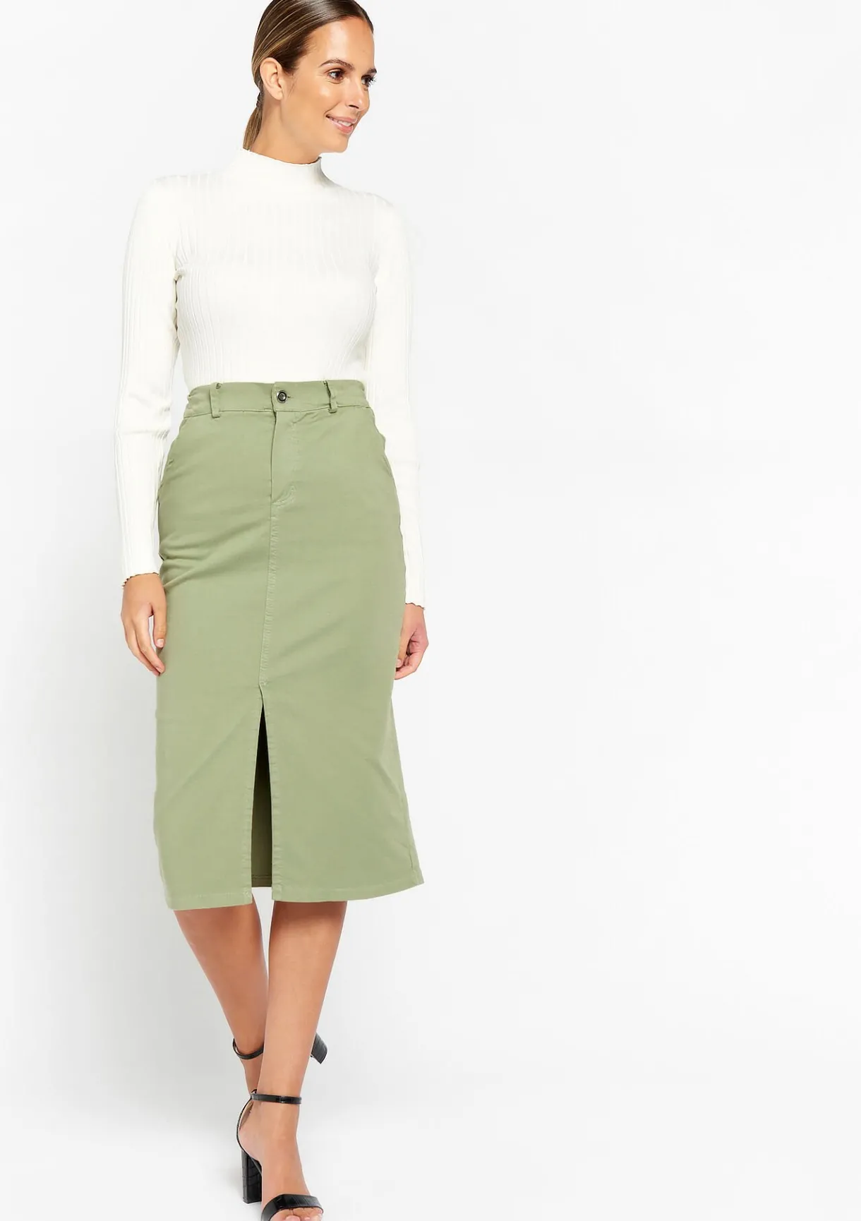 LolaLiza Geribbelde trui- Truien En Cardigans