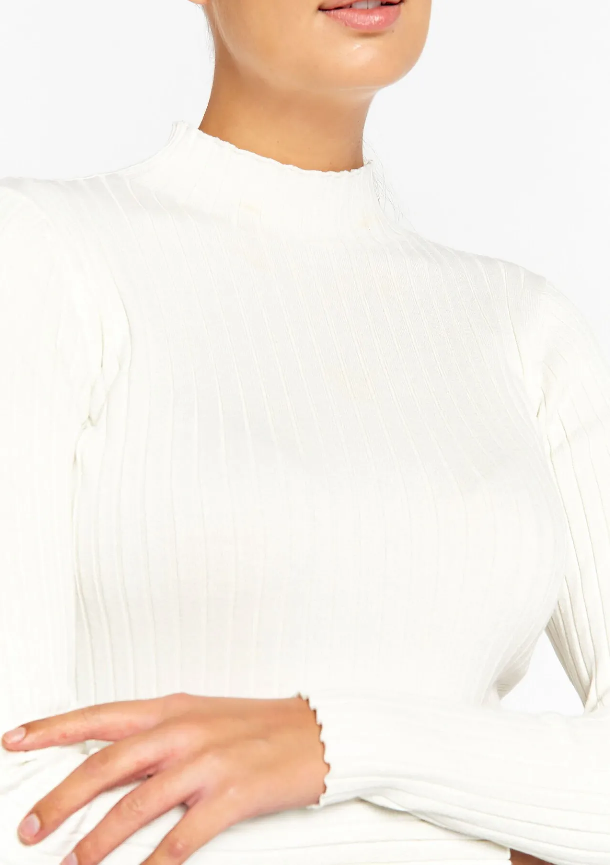 LolaLiza Geribbelde trui- Truien En Cardigans