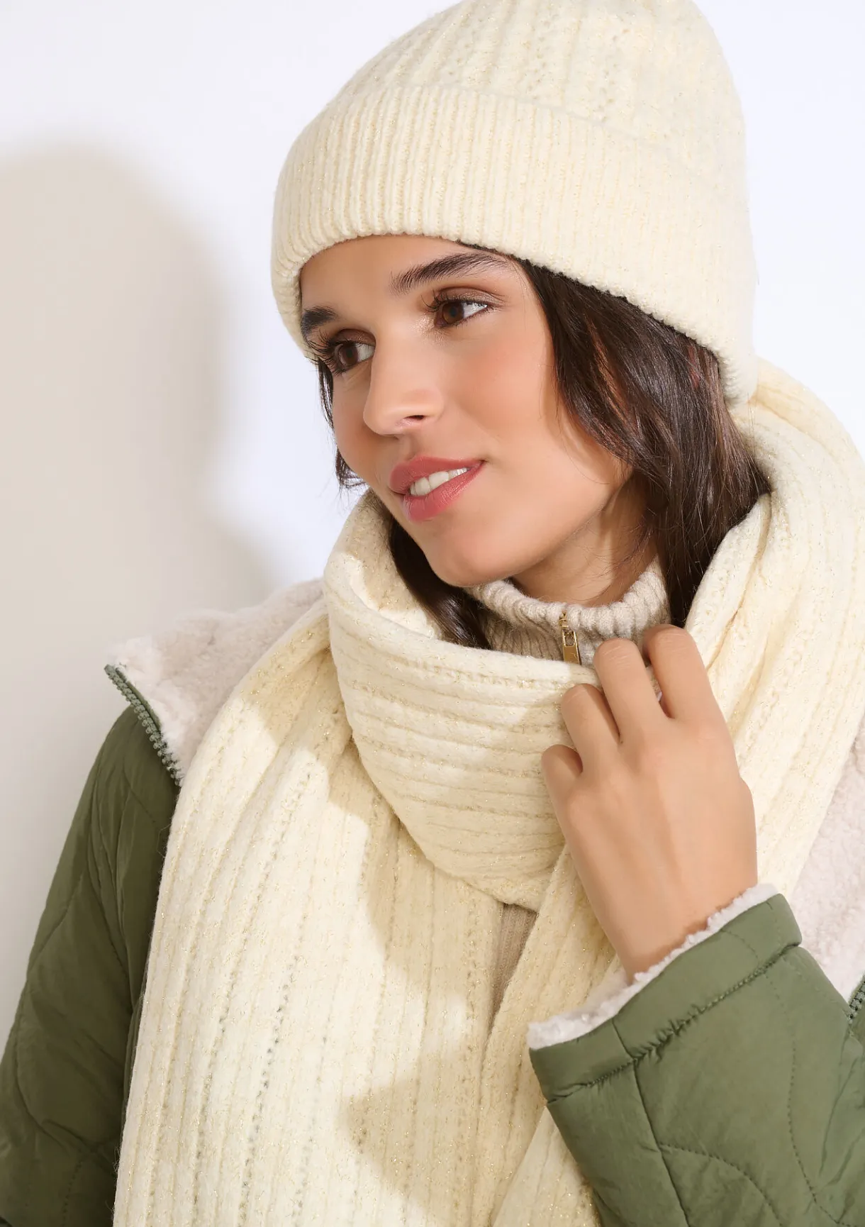 LolaLiza Geribde gebreide muts- Accessoires