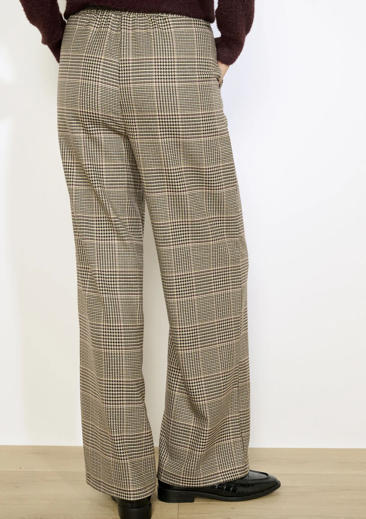 LolaLiza Geruite rechte broek- Broeken