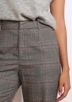 LolaLiza Geruite rechte broek- Broeken